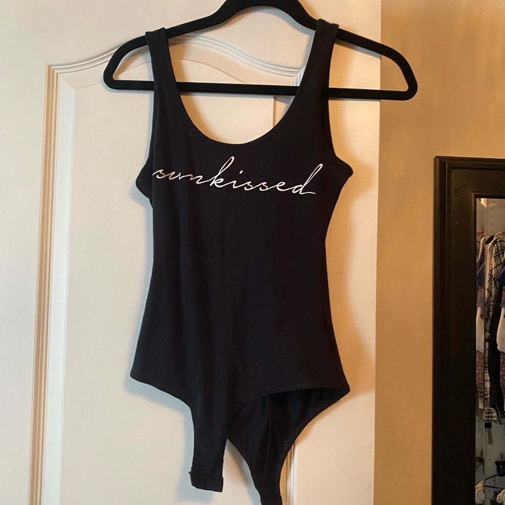 black bodysuit